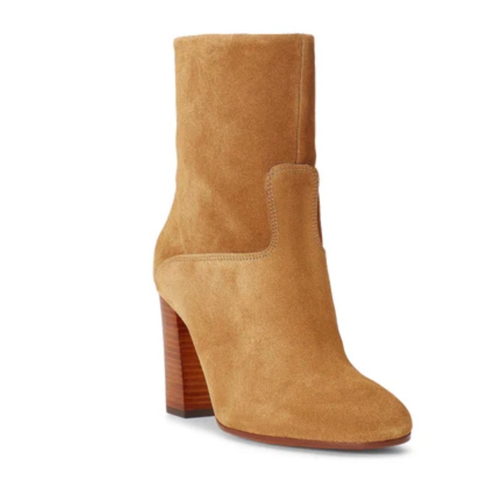 Polo Ralph Lauren Women's Brown Brindley Suede Boots SIZE 9 *READ  GORGEOUS NWOB - Picture 7 of 7